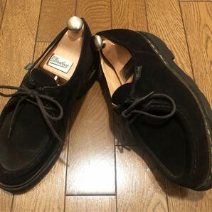 UA別注☆Paraboot ミカエル スウェード サイズ39ハーフ ブラック 黒 パラブーツ MICHAEL CHAMBORD 