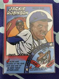 Jackie Robinson 2023 topps archives 野球　トレカ　カード ドジャース　ジャッキーロビンソン　パラレル　漫画調　アメコミ