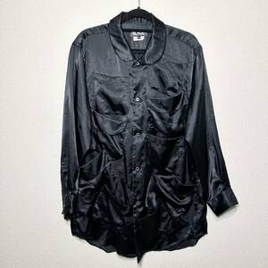 BLACK COMME des GARCONS 20AW サテンポケットブラウス