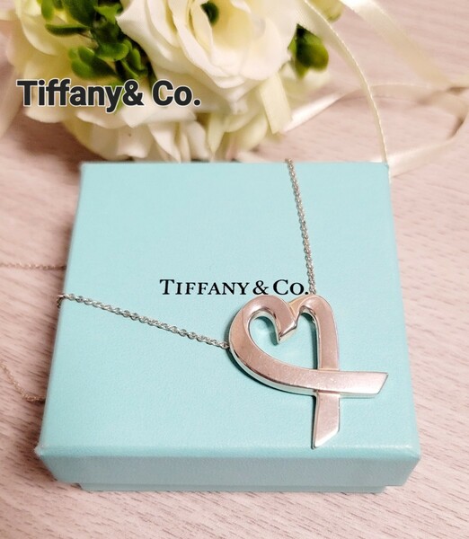 【Tiffany& Co.】ティファニー ネックレス ラビングハート 63cm パロマピカソ シルバー925 ラージサイズ