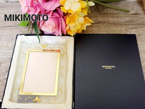 【MIKIMOTO】ミキモト フォトフレーム 写真立て パール アクリル