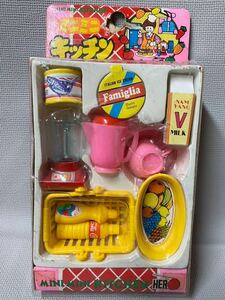  Mini Mini kitchen playing house set retro girl toy toy cheap sweets dagashi shop * long-term storage. unused goods corporation hero 