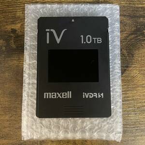 IVDR maxell マクセル iVDR-S カセットハードディスク 1TB 黒 ブラック HDD 動作確認済み アイヴィ M-VDRS1T.E 生産終了