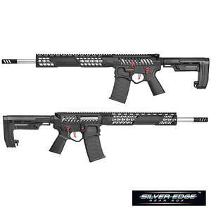 電動ガン APS/EMG F1 FIREARMS BDR-15 3G Skeletonized ブラック/レッド/RS-2ストックve