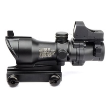 【特別価格】ACOG タイプ 4x32スコープ & DOCTER タイプ OPドットサイト ブラック_画像4