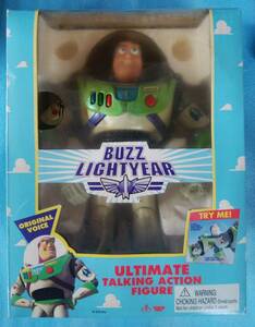 稀少 バズ・ライトイヤー フィギュア 箱付き BUZZ LIGHTYEAR ULTIMATE TALKING ACTION FIGURE