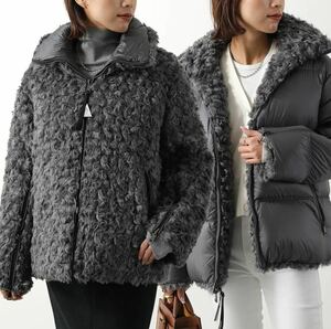 サイズ3】MONCLER GOURNAVA リバーシブル ボア エコファー