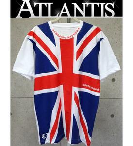 銀座店 クロムハーツ 新品【UNION JACK】ユニオンジャック Ｔシャツ size:L マルチカラー