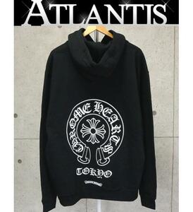 Ginza Store Chrome Hearts New Horse Shoes Tokyo Logo Pullover Parker с длинным рукавом.