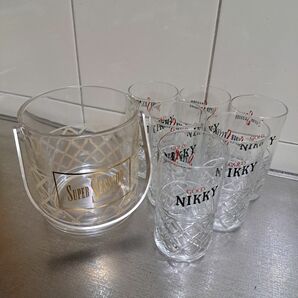 NIKKA COLD … SUPER SESSION …グラス & アイスペール