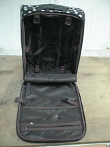4470　ATSUKI ONISHI　黒・白　鍵付　スーツケース　キャリケース　旅行用　ビジネストラベルバック_画像9