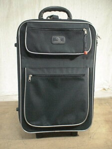 4480　OSHIGUMA　紺　鍵付　スーツケース　キャリケース　旅行用　ビジネストラベルバック