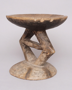  Africa Gin Bab e ton ga stool tree carving Q small of the back . chair Africa n art ..