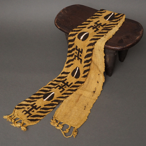 アフリカ　マリ　ボゴラン　帯　No.46　泥染め　コットン　織布　飾り布　タペストリー　アフリカ布　ボゴランベルト