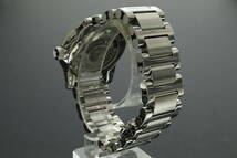 LVSP5-10-21 7T111-1 ☆ Mont Blanc モンブラン 腕時計 7210 タイムウォーカー デイト 自動巻き 約144g メンズ シルバー 付属品付 ジャンク_画像3