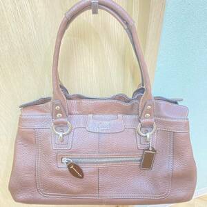 10219 COACH コーチ ハンドバッグ Vintage Brown Leather ヴィンテージブラウン レザー H0873-13164P ブランド バッグ 収納袋付 現状品