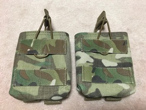 実物　TYR TACTICAL 7.62 single open top magazine pouch　7.62 オープントップ　シングルマガジンポーチ　2個セット　マルチカム 