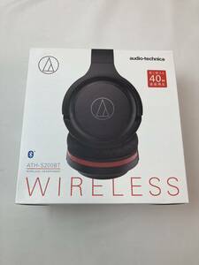 [美品]audio-technica ワイヤレスヘッドホン 最大40時間再生 ブラックレッド ATH-S200BT BRD