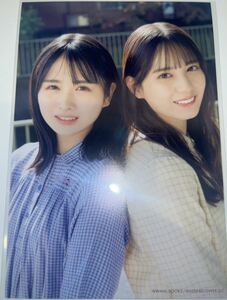 ★UTB アップトゥボーイ 2024年1月号 vol.333 HMV限定特典 日向坂46 小坂菜緒×上村ひなの ポストカード