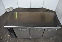 ホシザキ 業務用テーブル形冷凍冷蔵庫 RFT-150PNE1 AC100V 幅150cm 2013年製 3ドアコールドテーブル 現状品『引取歓迎』yt978ジ 51104-07+_画像9