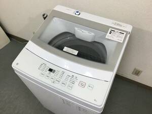 YJT7750【NITORI/ニトリ 6.0㎏洗濯機】美品 2022年製 NTR60 家電 洗濯 全自動洗濯機 簡易乾燥付
