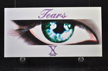 当時物 CD シングル☆ X JAPAN / Tears ■93年盤 8cmCD Tears (クラシック・ヴァージョン)収録 タイアップシール付 AMDM-6100 短冊 美品_画像6