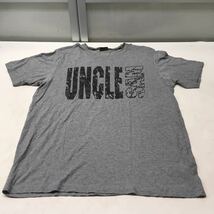 送料無料★uncle sam★半袖Tシャツ　トップス★メンズ　XXLサイズ 大きいサイズ★グレー#51110sj67_画像1