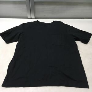 送料無料★UNIQLO ユニクロ★半袖Tシャツ　トップス★ブラック　黒★メンズ　XLサイズ#51110sj67