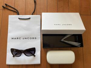 マークジェイコブス MARC JACOBS サングラス 美品 中古 箱付き 袋付き/バタフライティアドロップハイブランド