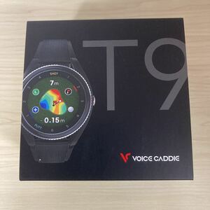 ボイスキャディ T9　ゴルフ　距離計　腕時計型 GPSナビ ブラック　VOICE CADDIE　距離測定器