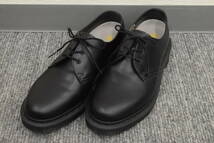 I★DR.MARTENS ドクターマーチン ブラック AW006 CL07T UK8 USM9 42EU 革靴★_画像1