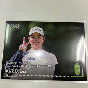 櫻井心那　エポックワン　JLPGA 女子ゴルフ　富士通レディース　史上3人目となる10代でのJLPGA ツアー4勝