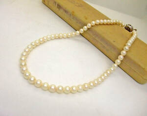 ◆真珠 パール 約6.0－6.5mm ネックレス 冠婚葬祭 パーティー フォーマル レディース ケース付