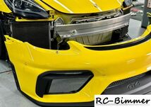 ◆GT4キット◆ポルシェ 718 ケイマン / 718ボクスター用 GT4/ 718スパイダー仕様 ボディキット/バンパー/ディフューザー/ダクトカバー_画像3