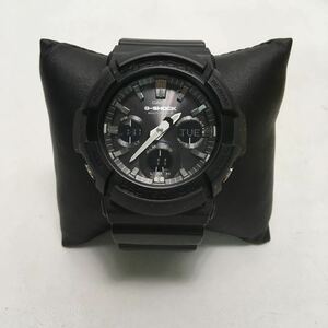 CASIO カシオ G-SHOCK GAW-100B 腕時計 電波ソーラー ブラック 黒 5V010-003