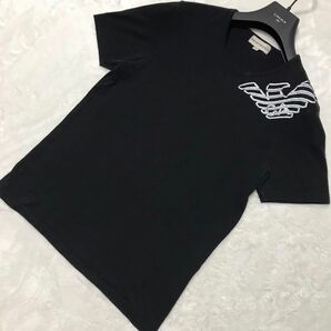 エンポリオアルマーニ Tシャツ カットソー 半袖シャツ プリント M メンズ