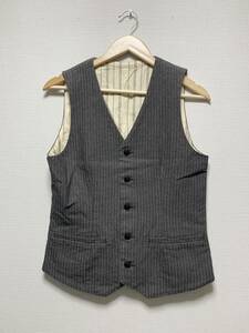 美品☆[ORGUEIL] 定価25,300 Classic Herringbone Gilet クラシックヘリンボーンベスト ジレ 36 日本製 OR-4184 オルゲイユ