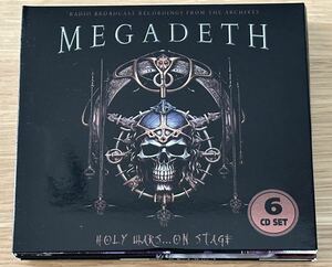 MEGADETH「Holy Wars...on Stage」CD6枚組デジパック LIVE盤