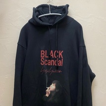 BLACK Scandal Yohji Yamamoto ブラックスキャンダルヨウジヤマモト イラストプリント HOODIE パーカー【代官山11】_画像3