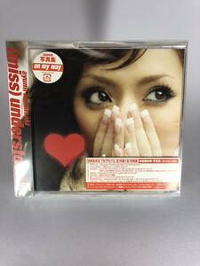 未開封品　CD+DVD 浜崎あゆみ　(miss)understood 初回限定盤 (写真集 on my way 付き) 2枚組