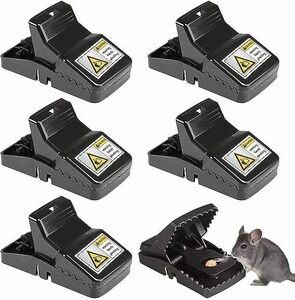 Bocotojp 6個セット簡単 ネズミ 捕り 駆除 捕獲器 繰り返し 害獣 駆除 捕獲器 マウス トラップ 庭 家庭菜園 簡単組立 設置