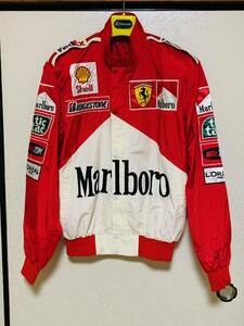 マルボロ フェラーリ レーシングジャケット Lサイズ ロゴ刺繍 ジャケット ジャンパー Marlboro FERRARI