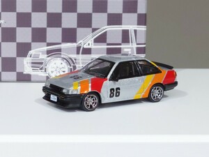 【新品未開封】DieCastTeam 1/64 TOYOTA COROLLA LEVIN 1983 トヨタ カローラレビン AE86 2ドア 前期 DCT【TRDカラー】