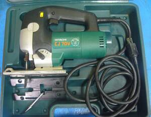  Hitachi Koki electron jigsaw CJ70V Speed dial 70mm AC100V electron jigsaw operation goods 