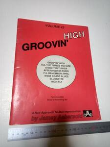 ★VOLUME 43 　GROOVIN　HIGH　マイナスワンCD付　送料無料です！