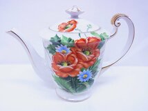 ★ ユニオン CHINA ★ ティーポット 茶器 花柄 ★ USED 通常保管品_画像1