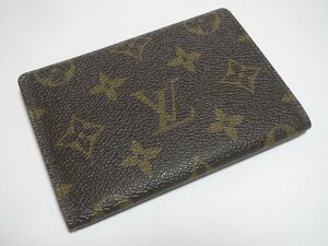 ♪LOUIS VUITTON ルイ・ヴィトン モノグラム ポルト2カルトヴェルティカル M60533 パスケース♪USED品