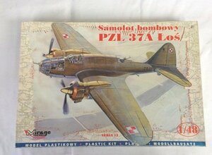 ☆☆ミラージュホビー　1/48　PZL 37A ロス爆撃機　プラモデル　No.48131☆ジャンク品