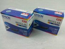 ♪EPSON エプソン 純正インクカートリッジ 4色パック IB07CL4A 2個セット ♪未開封品2_画像1