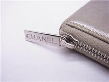 ◎ CHANEL ◎　シャネル　ニュートラベルライン　長財布　ラウンドジップ　ココマーク　ゴールド系　◎USED_画像4